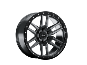 Wheel - Rough Country - Torque Pritchett 20x9 -12mm Offset - Anthracite with Black Lip